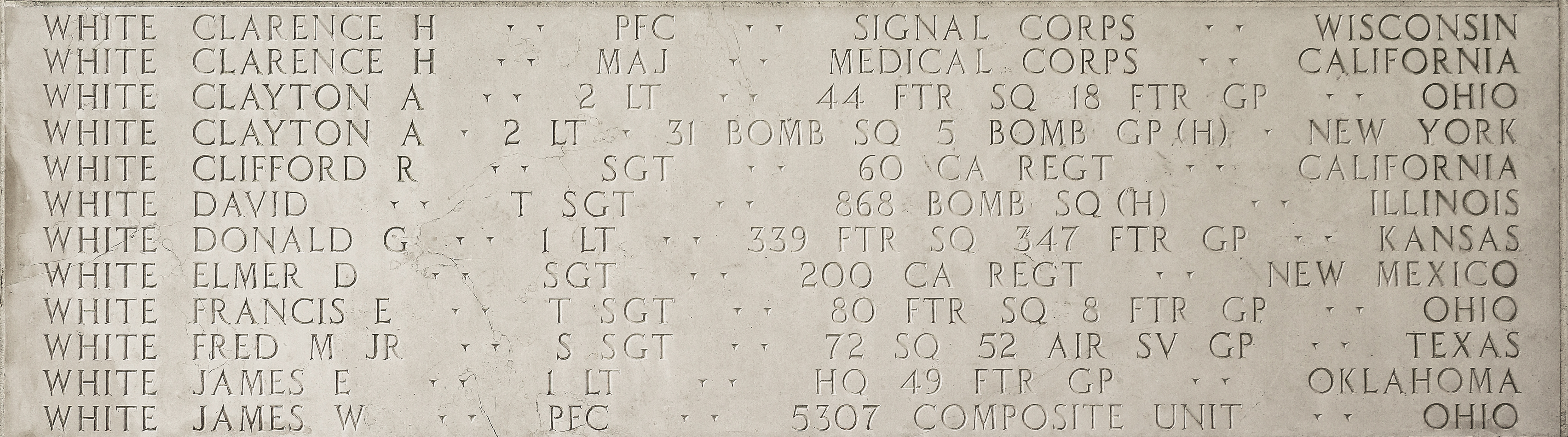 David  White, Technical Sergeant